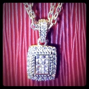 Estate piece look alike cz Ripka 925 enhancer